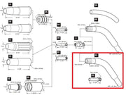 parts diagram of tweco #4 mig gun with conductor tube highlighted