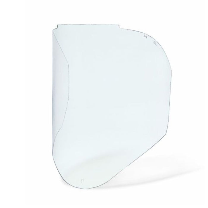 clear polycarbonate face shield for use with uvex bionic grinding shield