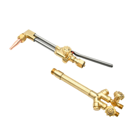 disassembled combination of victor welding handle and cutting attachment