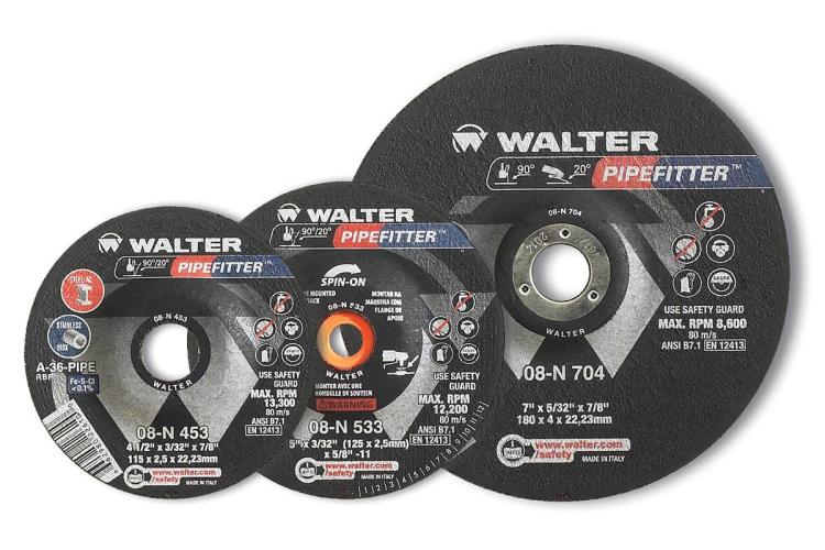 Three Walter Pipefitter discs