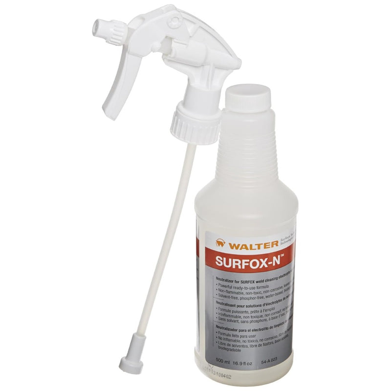 walter surfox n spray bottle neutralizer for weld cleaning
