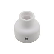 Weldready FRK BBL Size #18 White Ceramic TIG Cup W/ Diffuser Screen