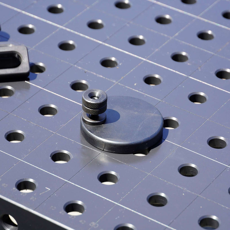 Lifestyle image of Fast Locking Bolt for 16mm borehole welding tables