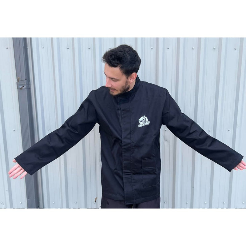 Weldready Black Flame Retardant FR Welding Jacket