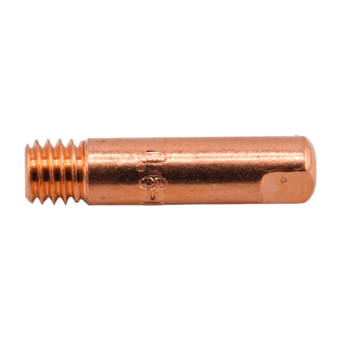 Side view of Weldready copper contact tip 11-23 