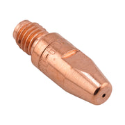 Isometric view of Weldready Binzel Style M8 CuCrZr Contact Tip 140.0217