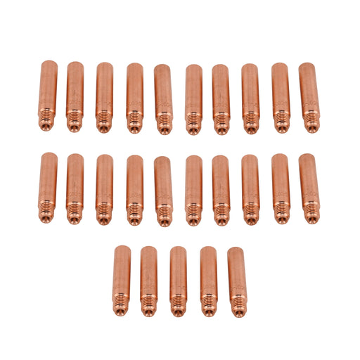 Tweco style CuCrZr 14-series contact tip 14H-23Z 25 pack