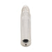 Front view of CuCrZr ultra duty silver coated Tweco style 14 series 14H-35Z (Silver) contact tip