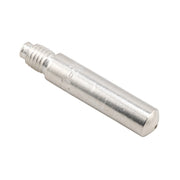 Isometric front view of CuCrZr ultra duty silver coated Tweco style 14 series 14H-35Z (Silver) contact tip