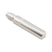 Isometric front view of CuCrZr ultra duty silver coated Tweco style 14 series 14H-35Z (Silver) contact tip