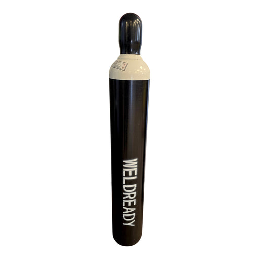 Front view of 125 Cubic Foot Cylinder Filled with Compressed Oxygen