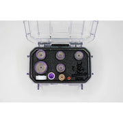 top down view of weldready edge cup case showing laminar flow diffusers