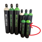 Weldready gas cylinders for sale in London Ontario in sizes 80 cu/ft, 125 cu/ft and 250 cu/ft