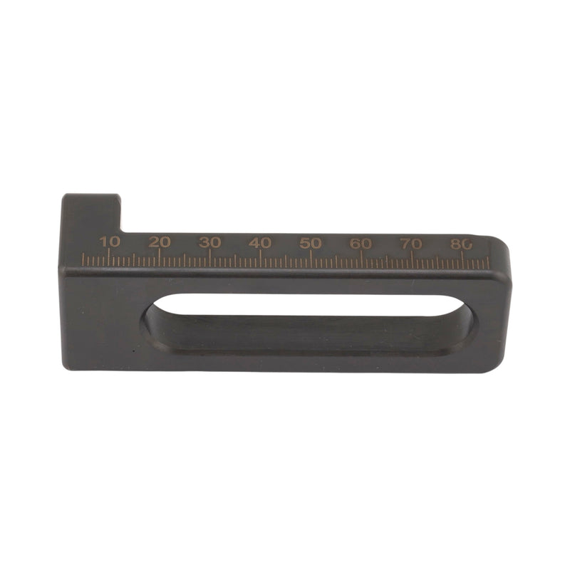 Scale view of 90 X Stop and Clamping Square for 16mm Welding Tables