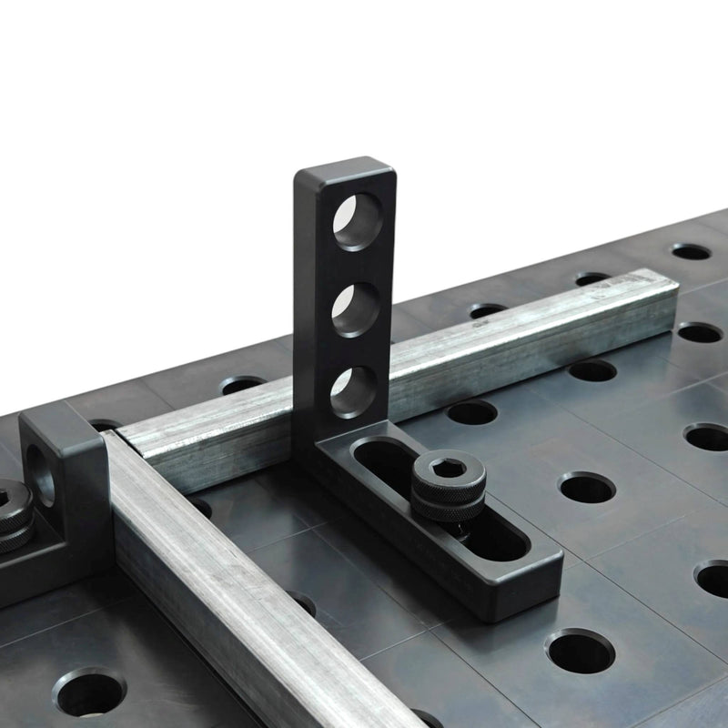 90mm L Stop and Clamping Square for 16mm Welding Tables