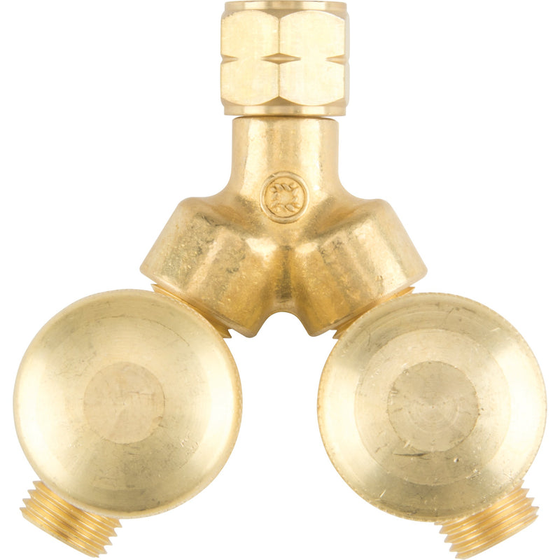 Y splitter for acetylene connection