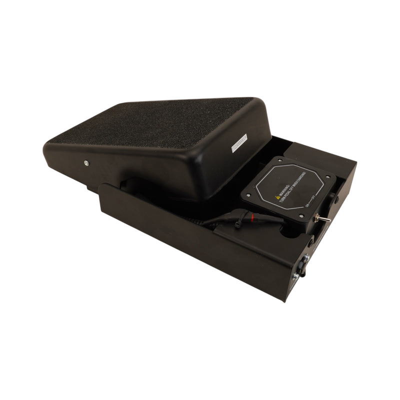 isometric front view of wireless tig foot pedal