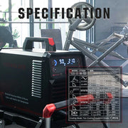 graphic showing the specifications of the YesWelder FIRSTESS CT2050 