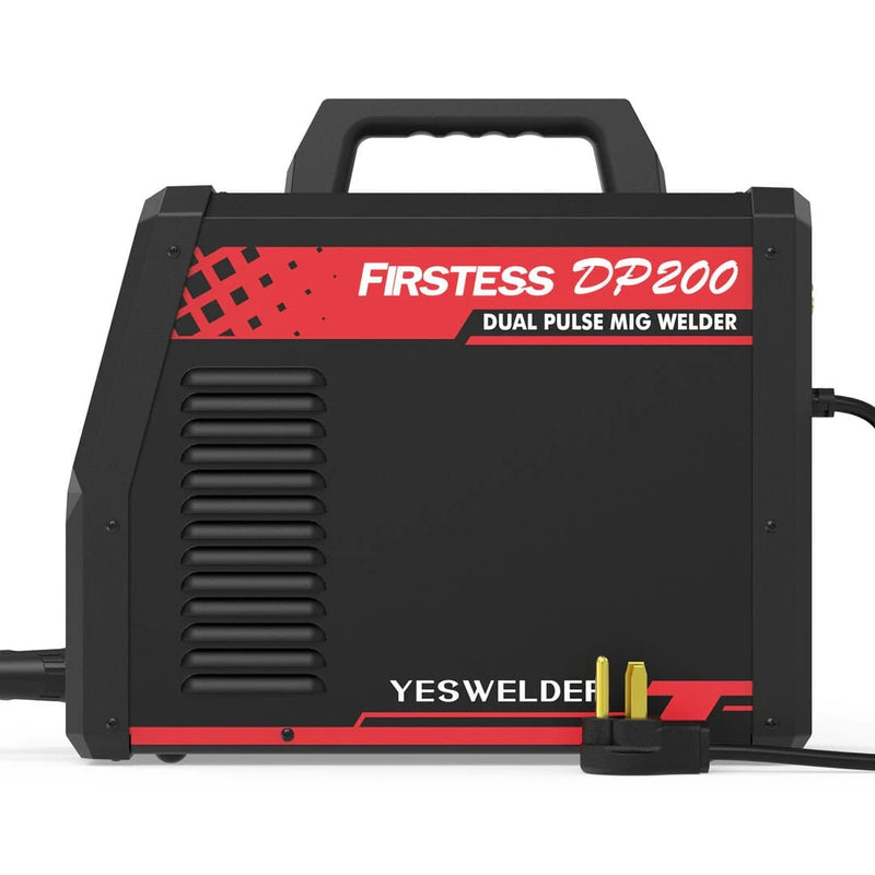 Side logo view of the YesWelder Firstess DP200