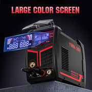 Graphic showcasing the screen of the YesWelder YWM-200 welder