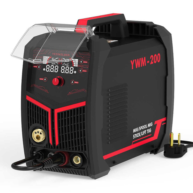 Isometric view of the YesWelder YWM-200 welder