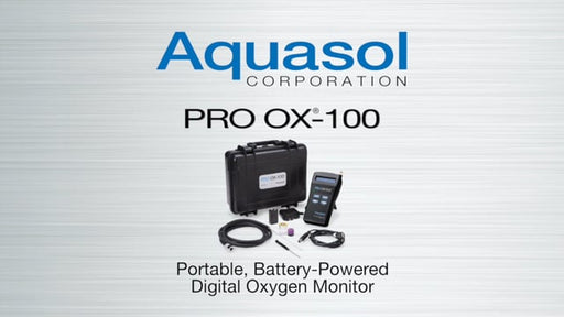 marketting video for aquasol pro ox-100 weld purge monitor kit