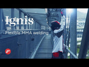 marketing video detailing fronius ignis portable stick and tig welder