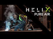 video showing optrel helix pure air papr welding helmets