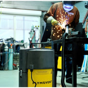 man welding with plymovent portable fume extractor 