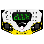 control panel of esab et200ip welder