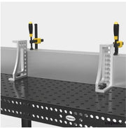 250 GK Left Stop and Clamping Square (Aluminum/Titanium) - Weldready