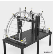250 GK Left Stop and Clamping Square (Aluminum/Titanium) - Weldready