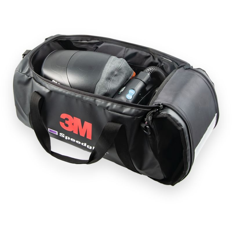 3M Speedglas G5-01 PAPR welding helmet with 3M Adflo PAPR system in 3M carry bag