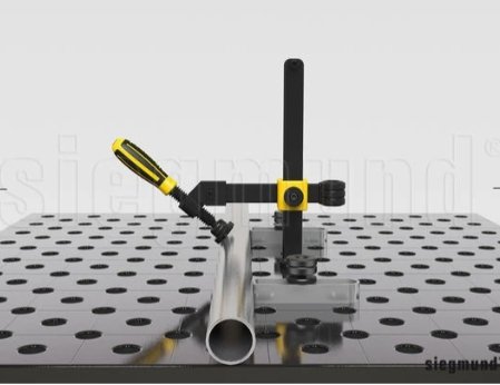 45° Adapter for 2-280610.N Screw Clamp (Burnished) - Weldready
