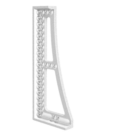 500 GK Right Stop and Clamping Square (Aluminum/Titanium) - Weldready
