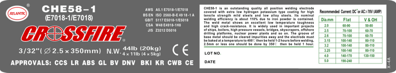 7018 Mild Steel Electrode - Weldready
