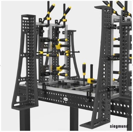 750 GK Right Stop and Clamping Square (Nitrided) - Weldready