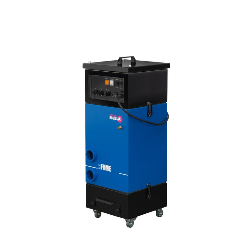 binzel xfume smoke extraction unit with two vacuum ports for smoke eating mig gun