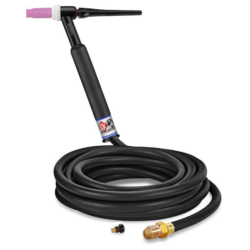 CK Worldwide 26 Rigid Head TIG Torch with 25 foot rubber power cable