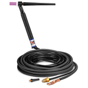 CK Worldwide 9 Rigid Head TIG Torch with 25 foot 2 piece rubber power cable