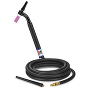 CK Worldwide 9 Flex Head TIG Torch with 12.5 foot rubber  power cable