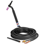 CK Worldwide 9 Flex Head TIG Torch with 25 foot 2 piece rubber power cable