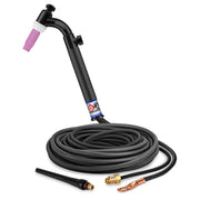 CK Worldwide 17 Flex Head TIG torch gas valve and 25 foot 2 piece superflex  power cable