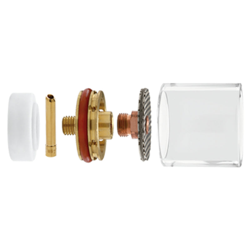 CK Worldwide large diameter gas saver kit with clear cup for 9 and 20 tig torches