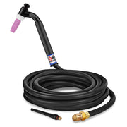 CK Worldwide Trim-Line 26 Flex Head TIG Torch with 25 foot rubber power cable