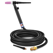 CK Worldwide Trim-Line 26 TIG Torch with gas valve and 25 foot rubber power cable