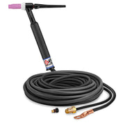 CK Worldwide 26 Rigid Head TIG Torch with 25 foot 2 piece superflex power cable