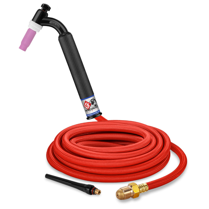 CK Worldwide 26 Flex Head TIG Torch with 25 foot superflex power cable
