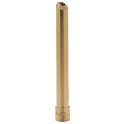 a single brass tig wedge collet with 2.4mm showing representing tungsten diameter