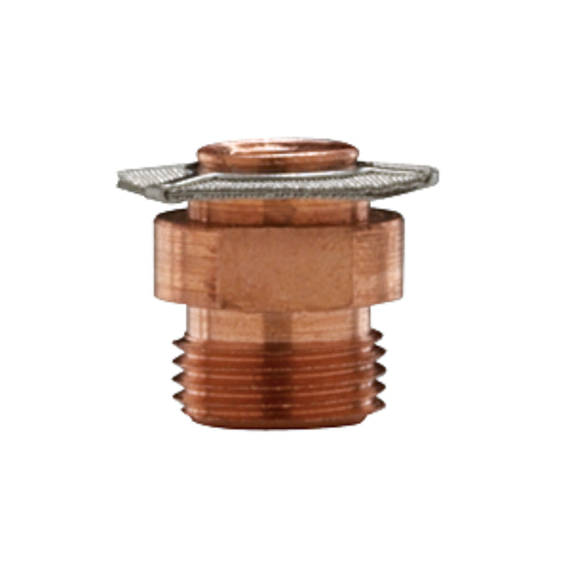 CK Worldwide tungsten adapter with screen for 17 and 9 tig torches using gas saver consumables